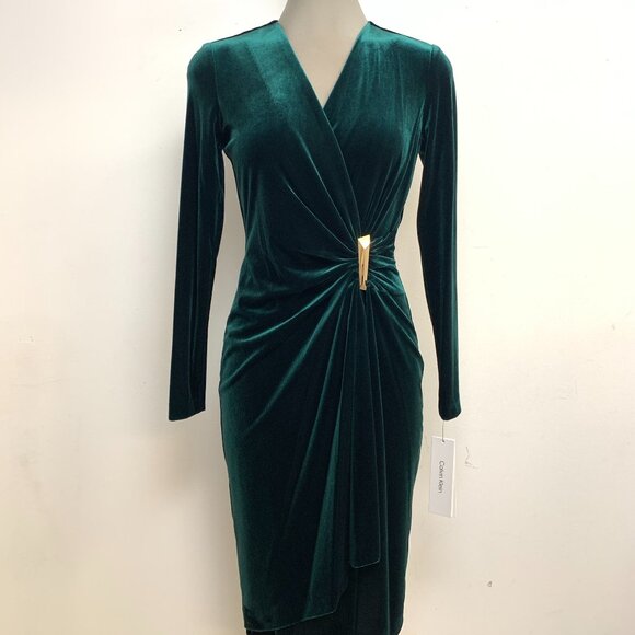 green emerald velvet dress Hunter Green Velvet Etta Mini Dress
